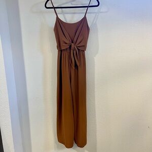 Everly Burnt Orange Jumpsuit